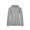 Sweatshirts & Sweaters * | B&C B&C Womens/Ladies Organic Hoodie ( ) Gray Heather