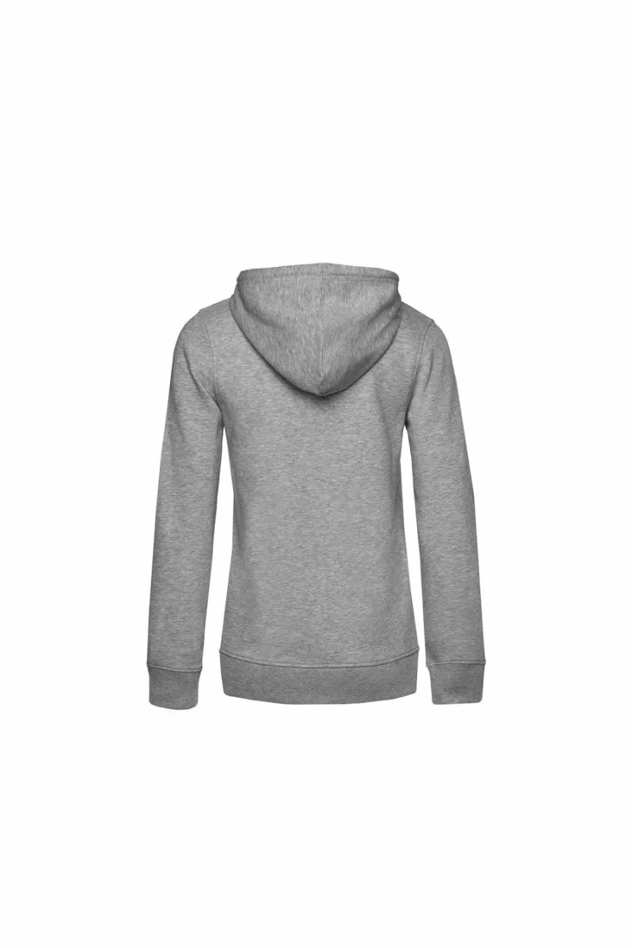 Sweatshirts & Sweaters * | B&C B&C Womens/Ladies Organic Hoodie ( ) Gray Heather