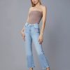 Bottoms * | Dl1961 Emilie Straight Vintage Jeans Lt. Seaglass