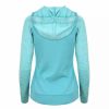 Sweatshirts & Sweaters * | Awdis Just Cool Womens/Ladies Girlie Cool Contrast Zoodie ( ) Ocean/Ocean Melange