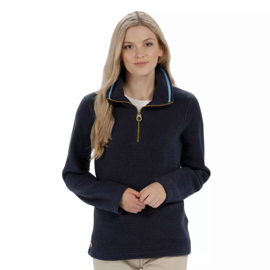 Sweatshirts & Sweaters * | Regatta Womens/Ladies Solenne Fleece Navy