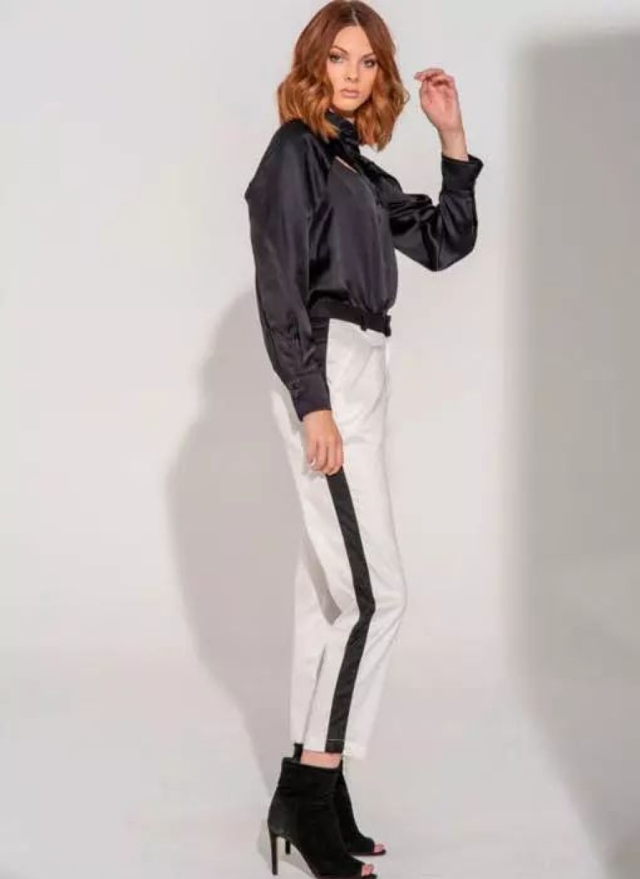 Bottoms * | Lahive Rhodes Tuxedo Pant White Twill