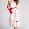 Dresses * | Miguelina Amanda Red-Dot Dress Red Dot