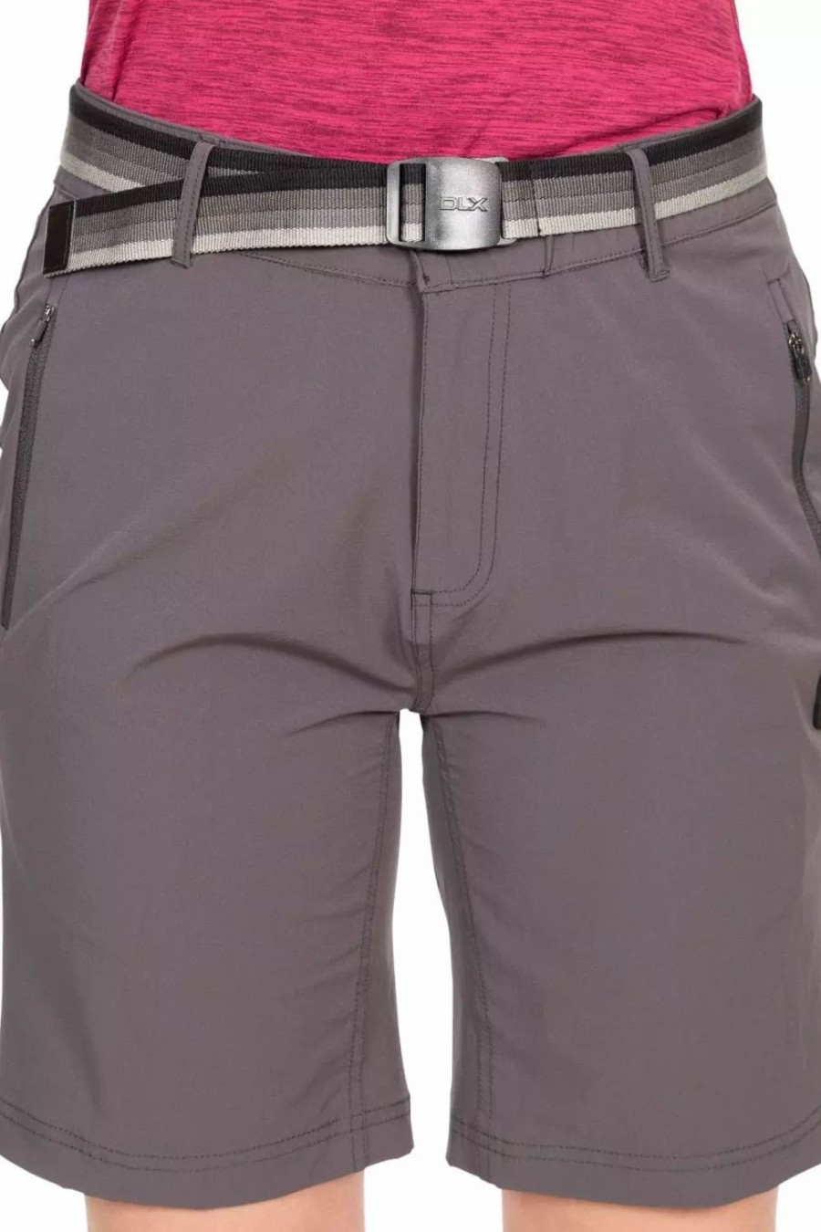 Bottoms * | Trespass Womens/Ladies Appleton Active Shorts Carbon