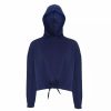 Sweatshirts & Sweaters * | Tridri Womens/Ladies Cropped Oversize Hoodie ( ) Navy