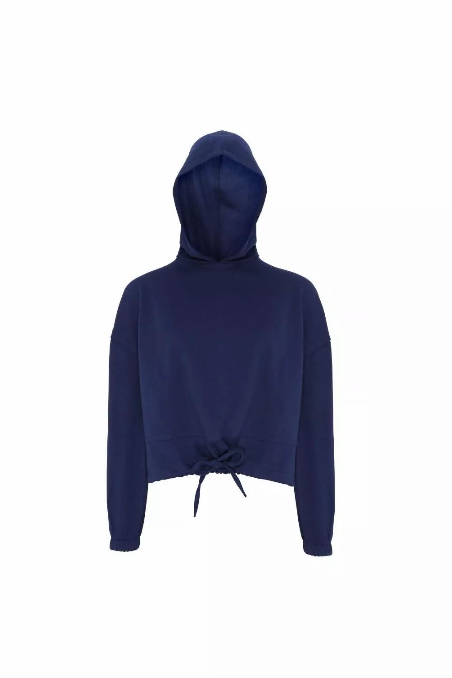 Sweatshirts & Sweaters * | Tridri Womens/Ladies Cropped Oversize Hoodie ( ) Navy