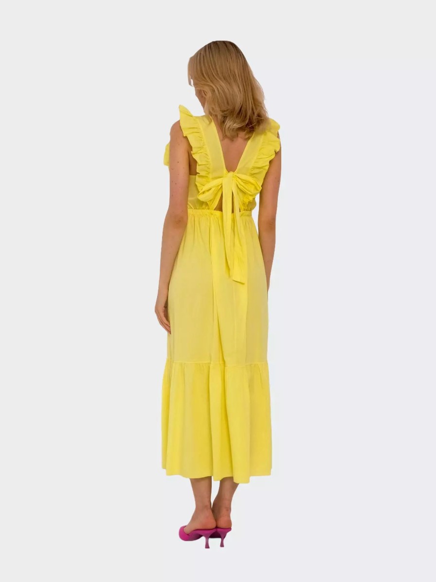 Dresses * | Sohuman Florence Long Dress Yellow