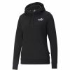 Sweatshirts & Sweaters * | Puma Womens/Ladies Ess Logo Hoodie Black