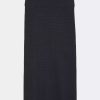 Bottoms * | Onia Linen Sweater Midi Skirt Black