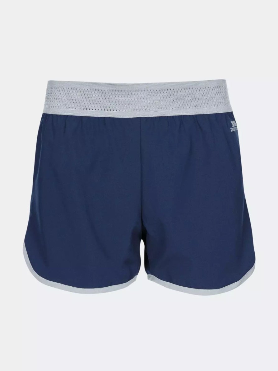 Bottoms * | Trespass Womens/Ladies Sadie Active Shorts Navy