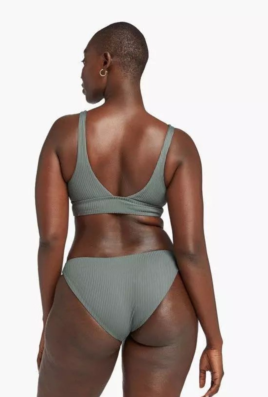 Swimwear * | Vitamin A Midori Classic Bottom Sea Green Ecorib