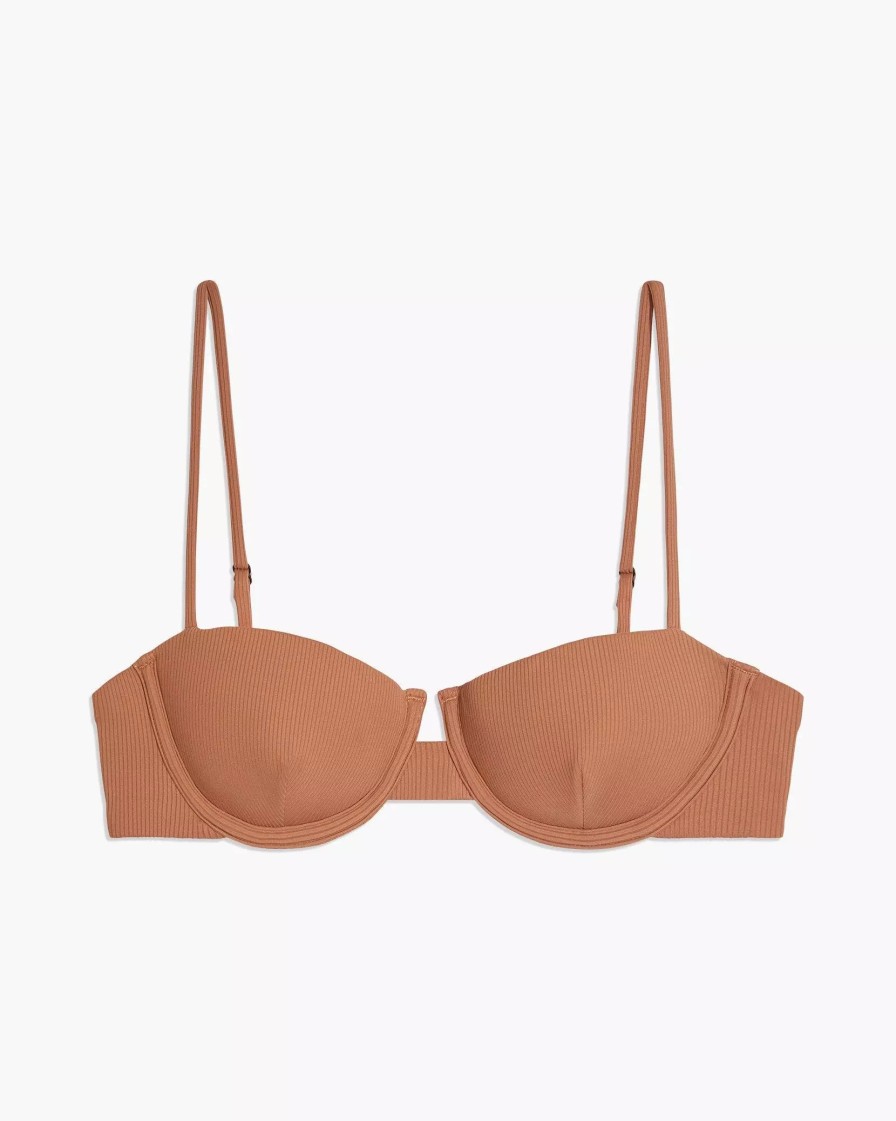 Swimwear * | Onia Dalia Bikini Top Mocha