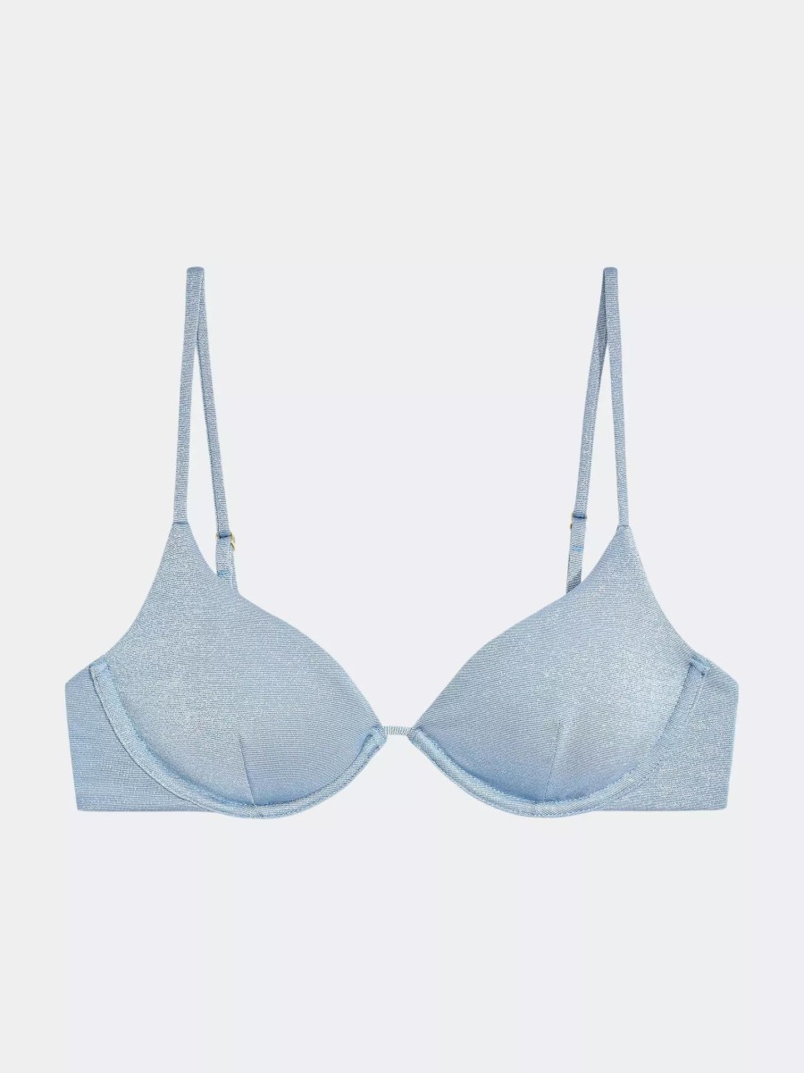 Swimwear * | Onia Liana Bikini Top Sea Blue