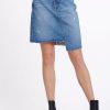 Bottoms * | Noend Denim Ash Skirt In Mechanic