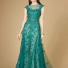 Dresses * | Lara Inspired Lace Gown With Cap Sleeves