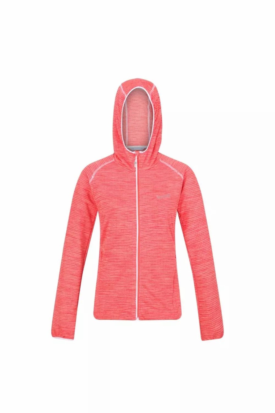 Sweatshirts & Sweaters * | Regatta Womens/Ladies Yonder Full Zip Hoodie Neon Peach