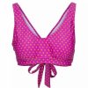 Swimwear * | Trespass Womens/Ladies Natalia Bikini Top ( ) Purple Orchid Spot