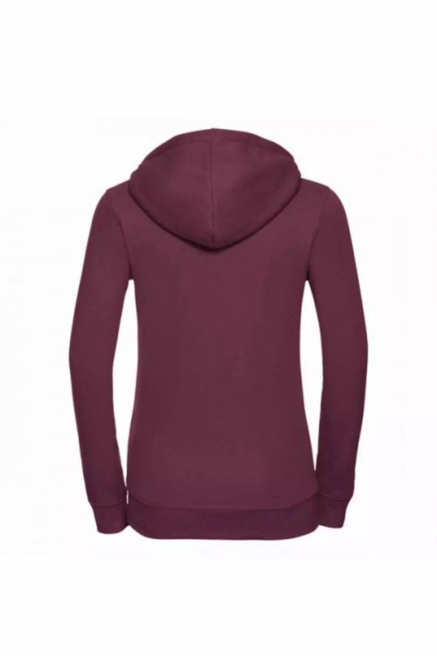 Sweatshirts & Sweaters * | Russell Ladies Premium Authentic Zipped Hoodie (3-Layer Fabric) ( ) Burgundy