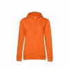 Sweatshirts & Sweaters * | B&C B&C Womens/Ladies Organic Hoodie ( ) Orange