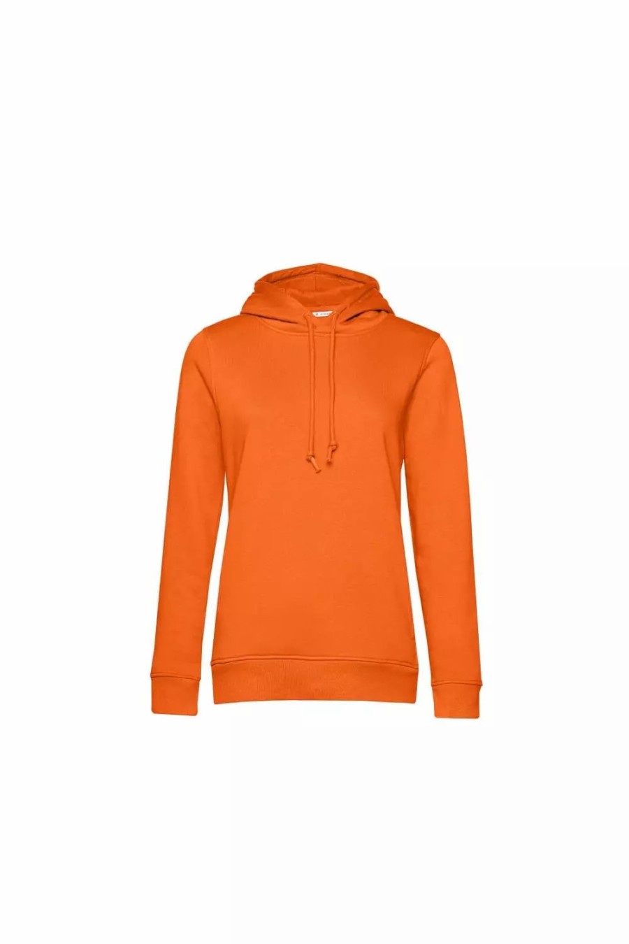 Sweatshirts & Sweaters * | B&C B&C Womens/Ladies Organic Hoodie ( ) Orange