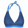 Swimwear * | Regatta Womens/Ladies Flavia Tile Bikini Top Navy