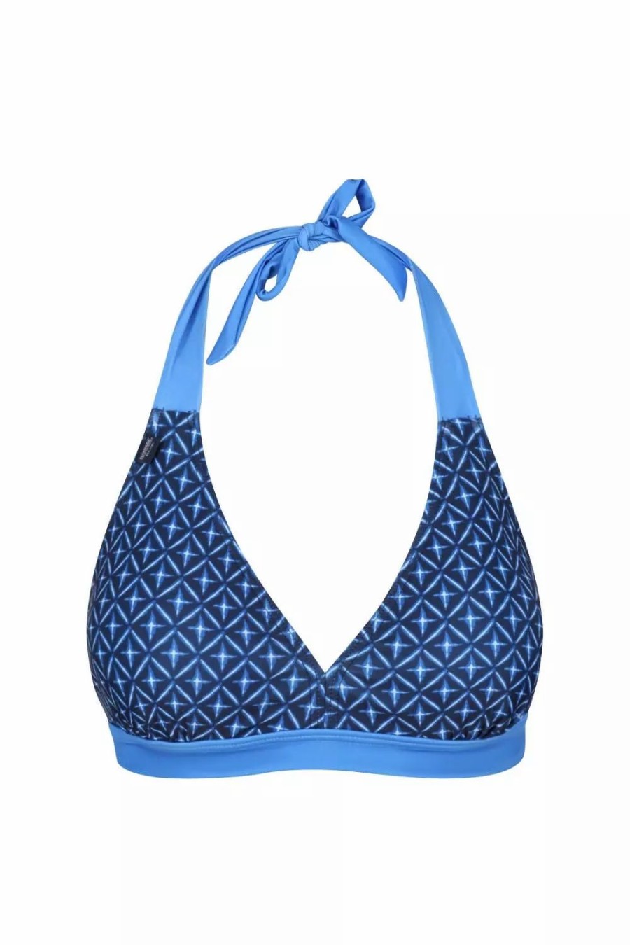 Swimwear * | Regatta Womens/Ladies Flavia Tile Bikini Top Navy