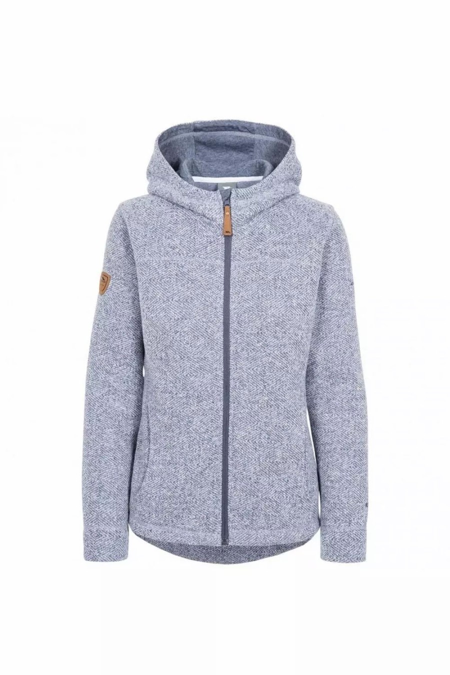 Sweatshirts & Sweaters * | Trespass Womens/Ladies Reserve Hooded Fleece ( ) Denim Blue