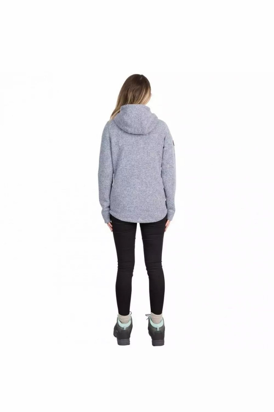 Sweatshirts & Sweaters * | Trespass Womens/Ladies Reserve Hooded Fleece ( ) Denim Blue