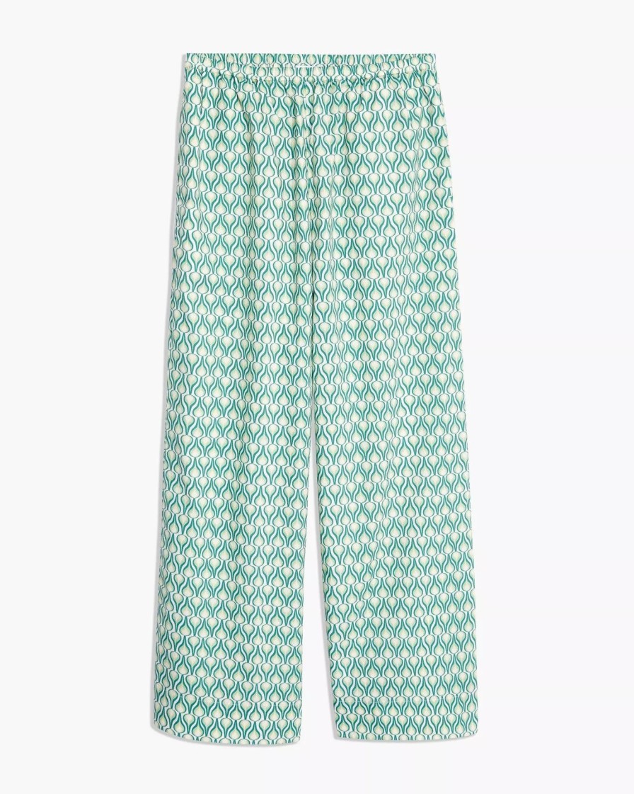 Bottoms * | Onia Poplin Pant Deep Sea Multi Flame Geo