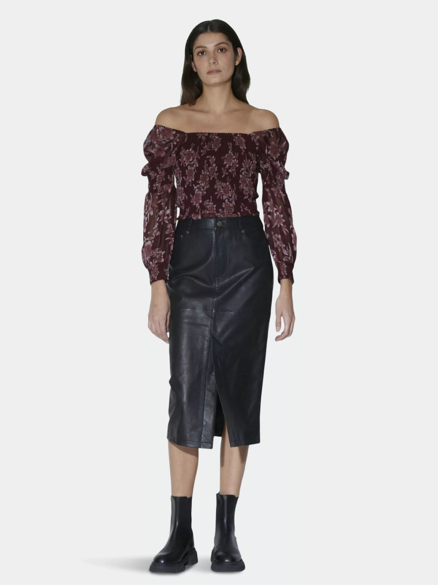 Skirts * | Walter Baker Noelle Skirt, Black