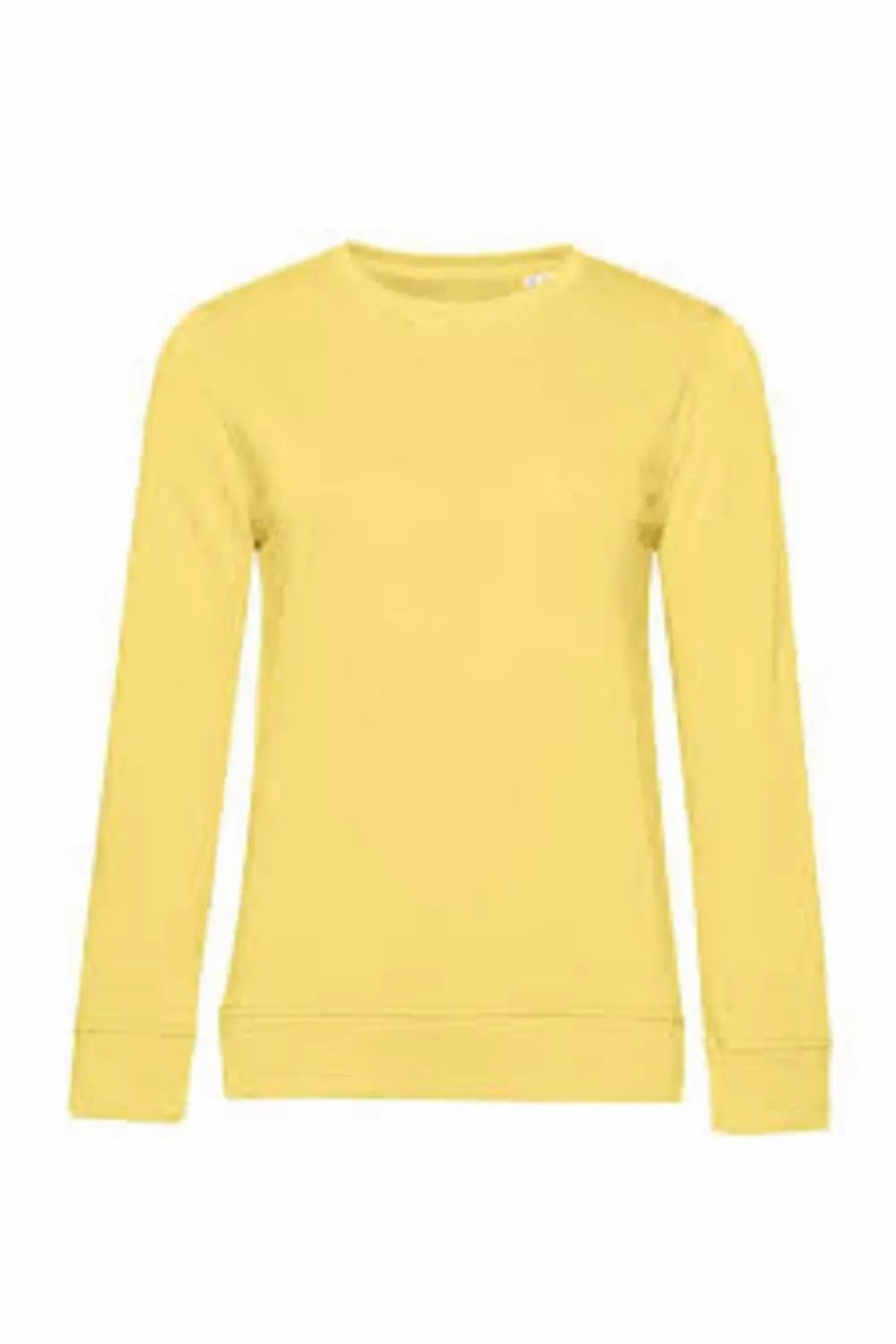 Sweatshirts & Sweaters * | B&C B&C Womens/Ladies Organic Sweatshirt ( ) Blazing Yellow