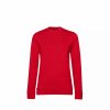 Sweatshirts & Sweaters * | B&C B&C Womens/Ladies Set-In Sweatshirt Red