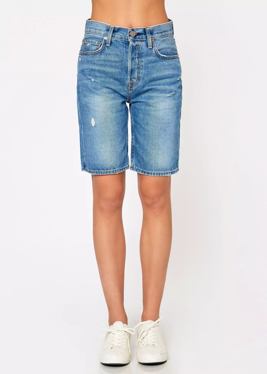 Bottoms * | Noend Denim Muse Shorts Savanna