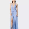 Dresses * | Dress The Population Athena Gown Periwinkle