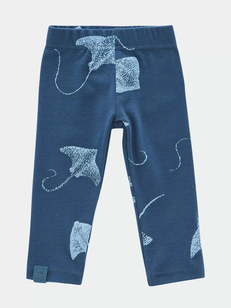 Bottoms * | Omamimini Baby Leggings Navy